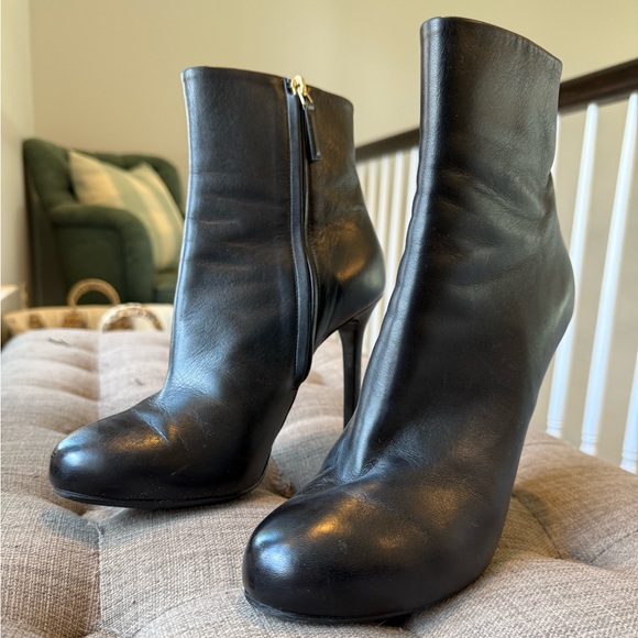 Chanel Leather Ankle Boots size 41.5